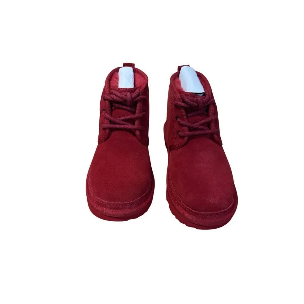 UGG Neumel Boots Kids Size 13 Red Suede